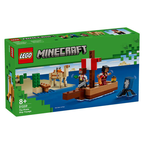 LEGO Minecraft The Pirate Ship Voyage 21259