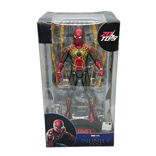 ZD Toy Iron Spiderman with Plastic Holder