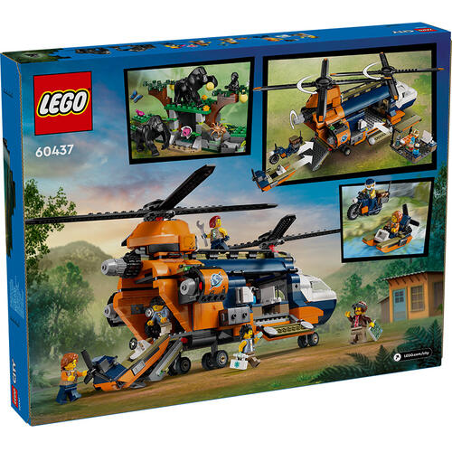 LEGO City Jungle Explorer Helicopter at Base Camp 60437