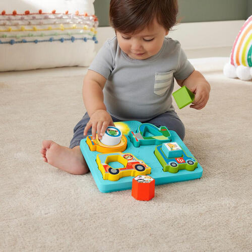 Fisher-Price Infant Shapes & Sounds Vehicle Puzzle