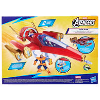 Marvel Avengers Epic Hero Series Iron Man Repulsor Blast Battle Jet