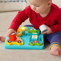 Fisher-Price Infant Shapes & Sounds Vehicle Puzzle