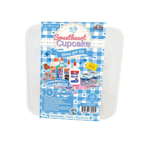 Elmer’s Sweetheart Cupcake Slime DIY Kit -Blue