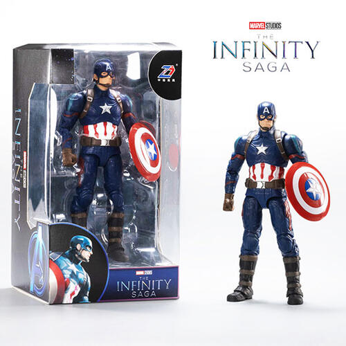 ZD Toy Captain America with Plastic Holder