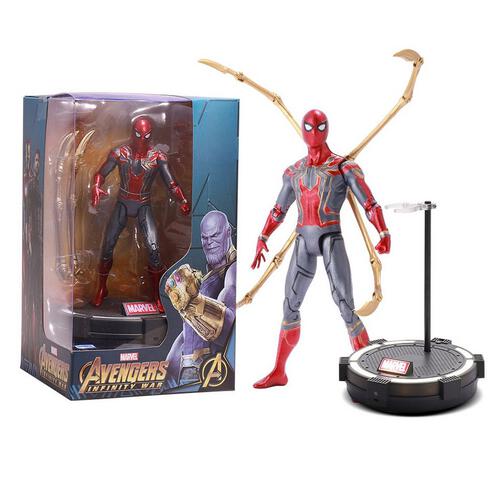 ZD Toy Iron Spiderman with Luminous Stand