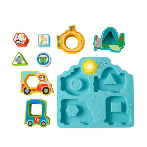 Fisher-Price Infant Shapes & Sounds Vehicle Puzzle