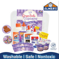 Elmer’s GrapeSoda Cupcake Slime DIY Kit -Purple