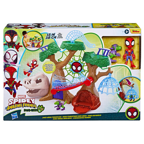 Marvel Spidey and His Amazing Friends Dino-Webs Treehouse