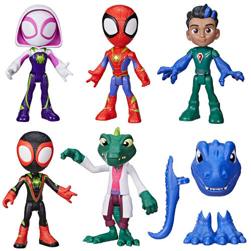 Marvel Spidey and His Amazing Friends Dino-Webs, Dino Heroes Lizard Set