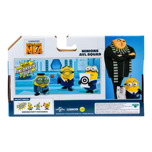 Despicable Me 4 2 Inch Collectible 4pcs Pack AVL