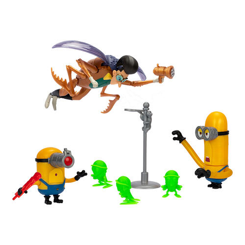 Despicable Me 4 Mega Minions Vs Maxime 4 Inch Action Figures