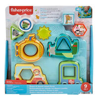 Fisher-Price Infant Shapes & Sounds Vehicle Puzzle